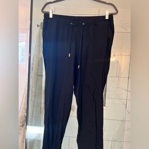 Black dress pants - drawstring - European
